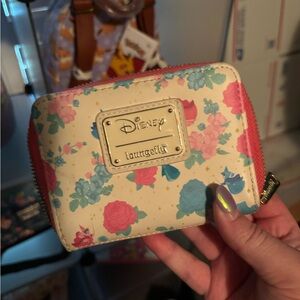 Loungefly Disney Floral Wallet - Cream, Pink, Blue